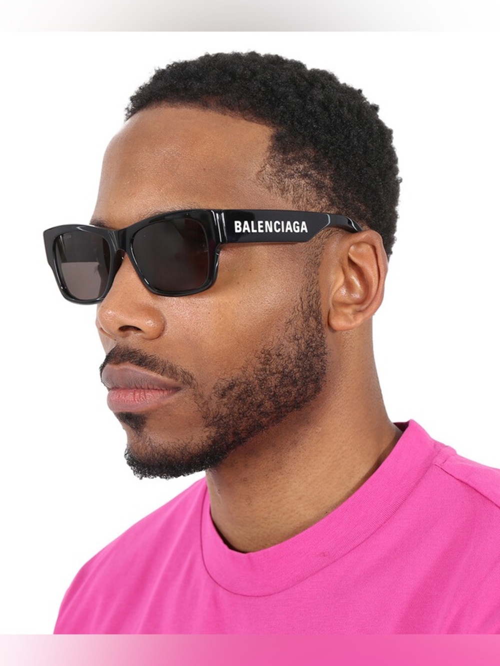 Balenciaga BB0262SA Black/Grey (001) Unisex Sunglasses NEW - Picture 10 of 12